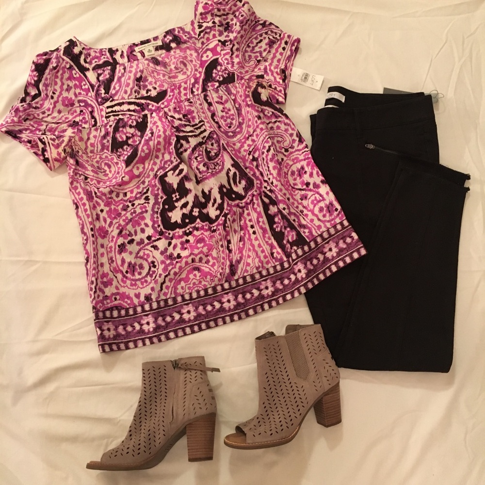 Vintage Banana Republic silk blouse.